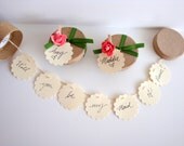 THREE (3) Secret Garland message in a box - Will you be my bridesmaid, bridesmaid invitation, maid of honor SET OF 3