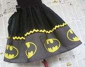 Batman Skirt, Dress,Batman Costume,Womens Skirts, Batman, Ladies Costumes, ROOBY LANE