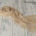 Newborn Lace Wrap & Headband - Cream