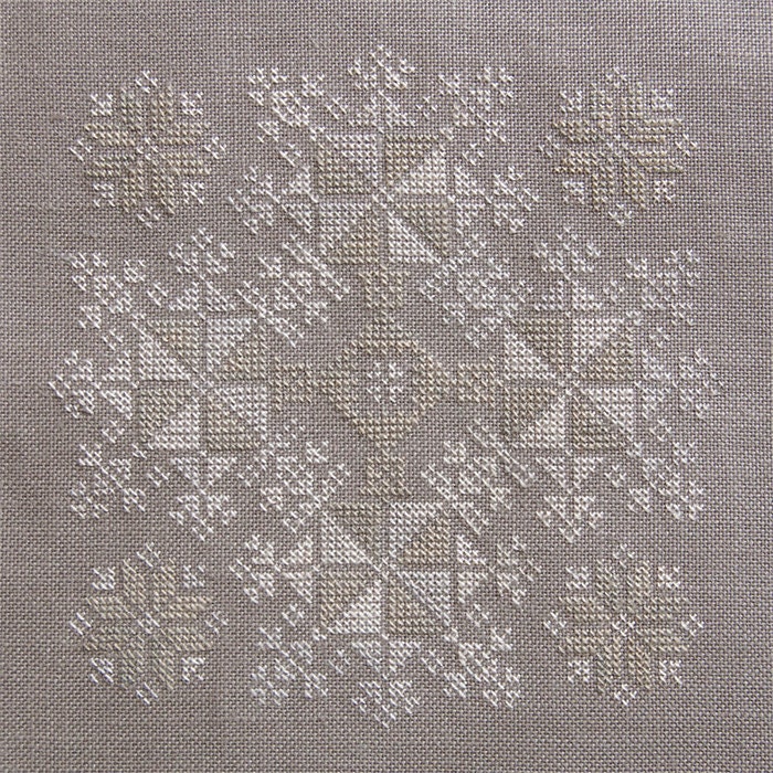 Geometric Flowers Instant Download PDF cross-stitch pattern