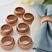 Set of 8 Copper Napkin Rings