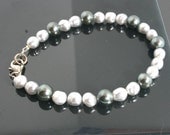 Sonnet of Greys Faux Pearl Bracelet - redesigned