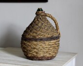 Vintage French Demi John Large Bottle Industrial Loft Decor