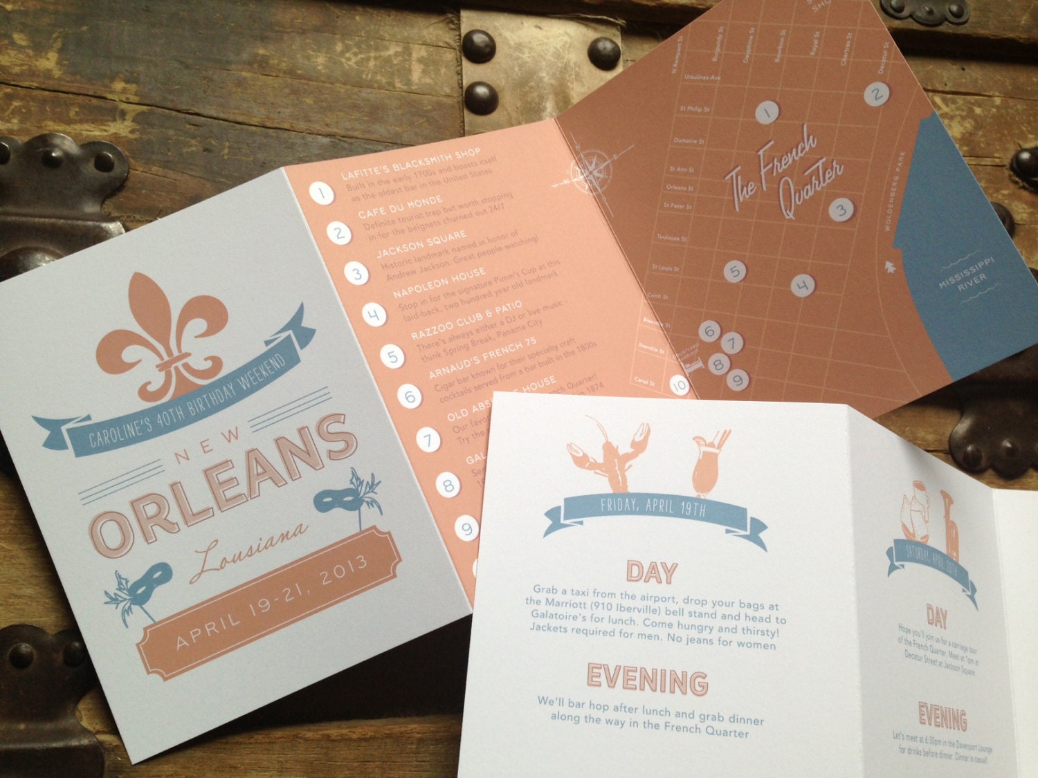 Custom Event Itinerary and Map - Design Fee