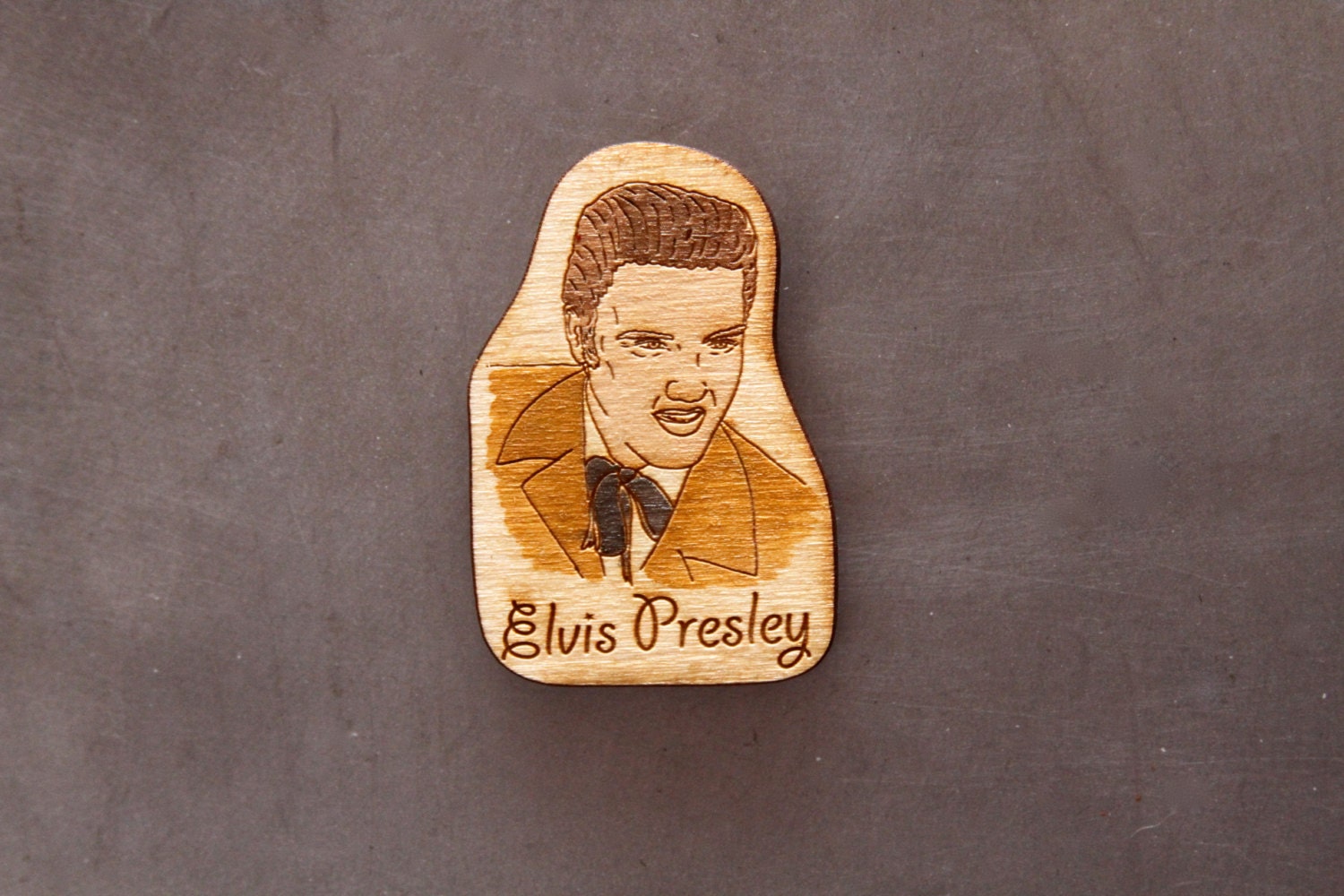 Elvis Presley Wooden Magnet