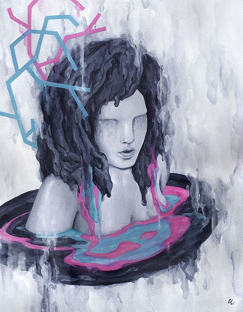 Original painting - "Porcelain Sin"