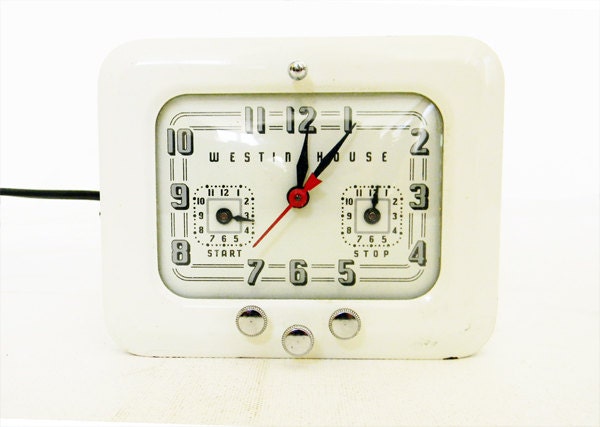 Antique Art Deco Westinghouse Clock and Timer
