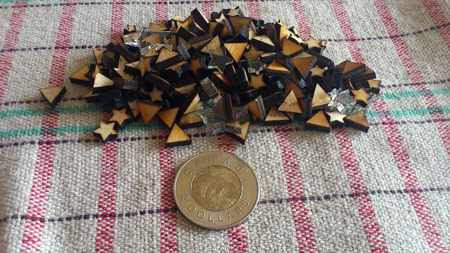 Wood cut-outs LOT, for crafts or scrapbooking (about 100 pieces or more)