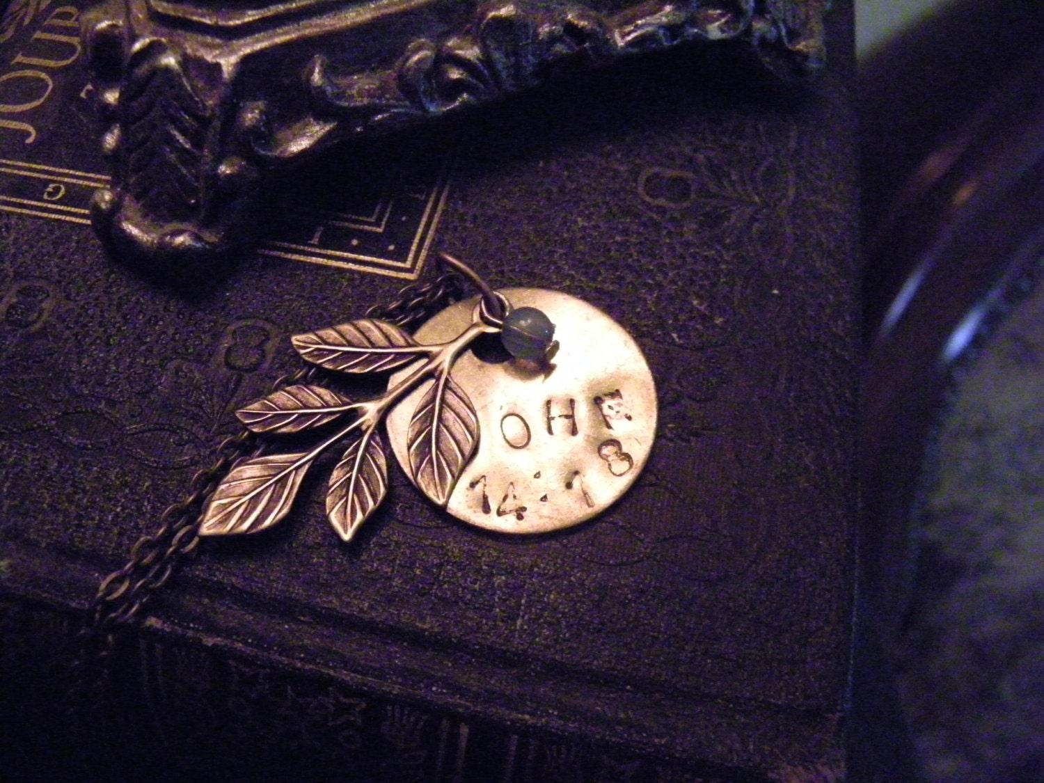 Handstamped John 14:18 Adoption Necklace fundraiser