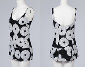 1960s swimsuit/ 60s Jantzen bathing suit/ skirted