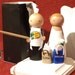 Fishing Theme Cake Topper Wedding Cake Topper  Fishing Cake Topper