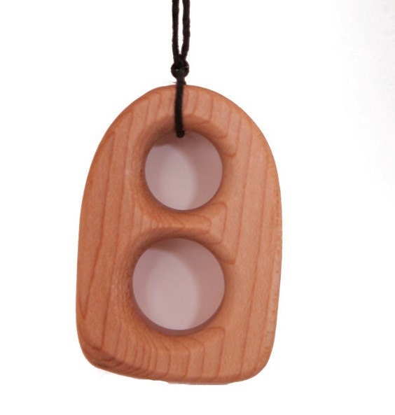Wooden Teething Necklace for Mom & Baby - Funky Maple