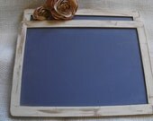 Two 7 x 10 Wooden Wedding Chalkboard  Signs Distressed Woodland Rustic Menu  Table Signs