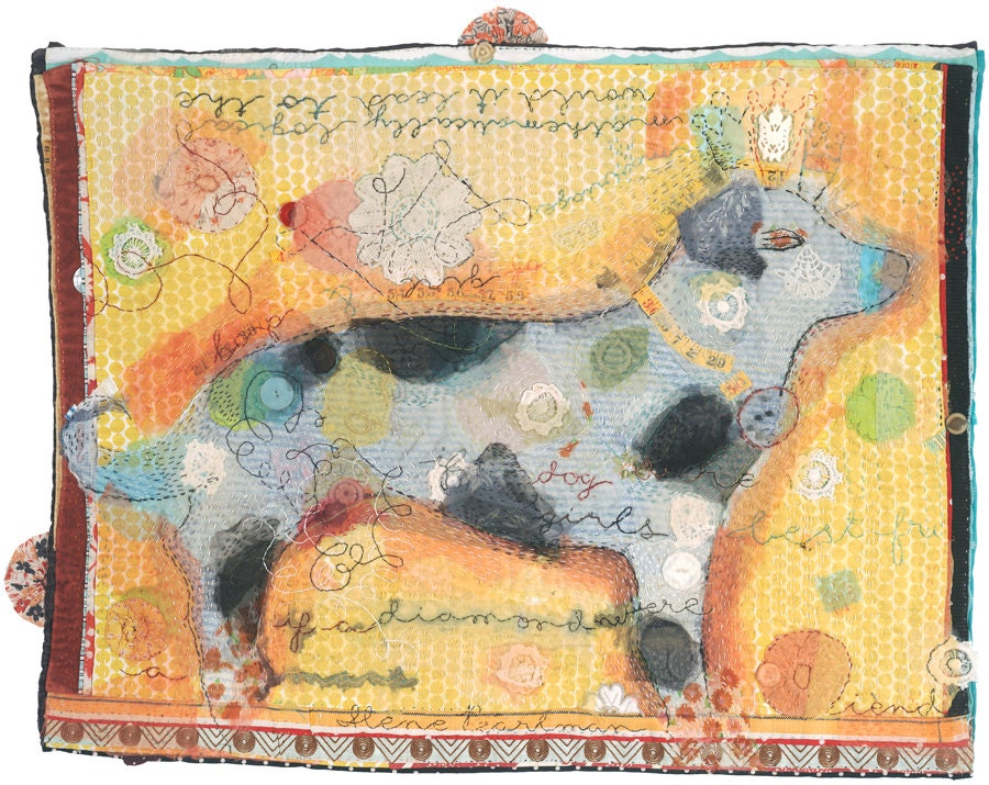 Dog giclee print, 27" x 35"