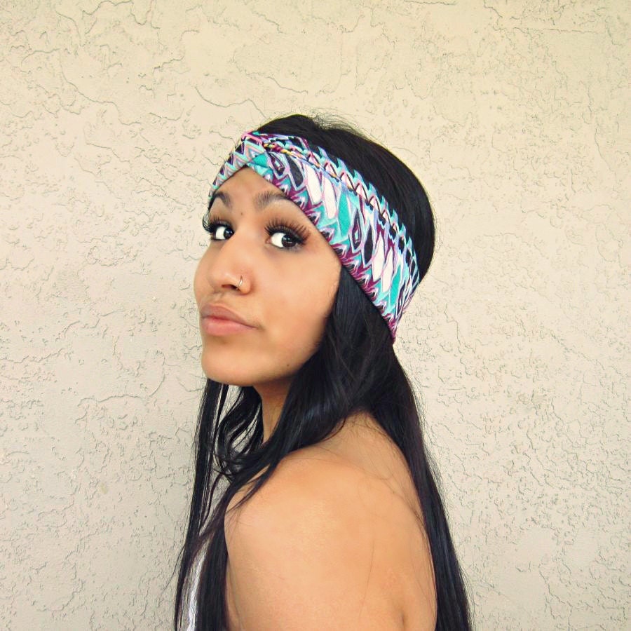 Multicolor Abstract Turban Headband