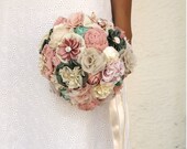 Wedding bouquet, brides bouquet, bridesmaid bouquet, custom wedding bouquet  DEPOSIT - MySecretFace