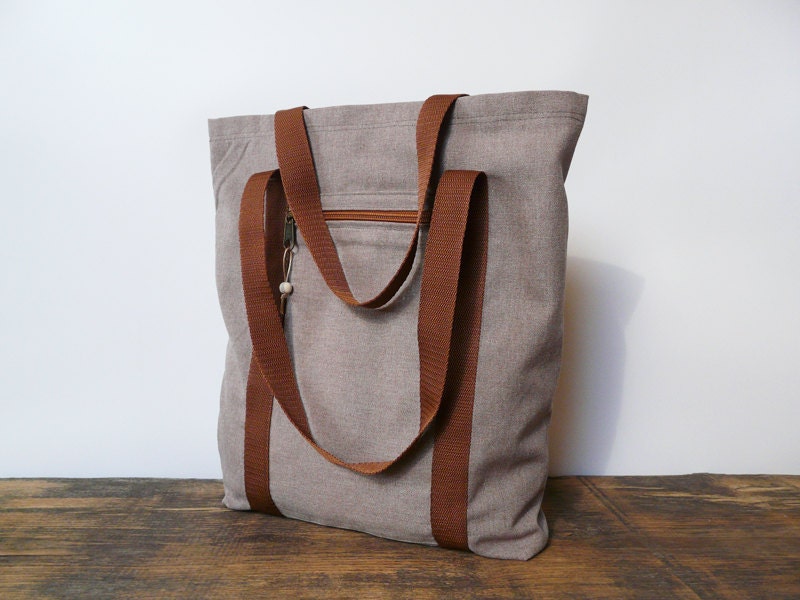 Fashion natural linen hazel shoulderbag messenger totebag