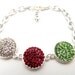 Swarovski Crystal Bracelet, Birthstone Bracelet, Personalized Charm Bracelet, Mother's Bracelet with Sterling Silver Initial