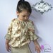 Petite Kids Boutique Bella Blouse/Top for Girls 12M-10Y PDF Pattern & Instructions - ruffled sleeves, waist-drawstring, -easy sew
