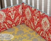 Custom Baby Crib Bedding -Design Your Own -Amy Butler Lark Gray