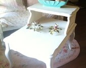 Reserved for Lucy - Vintage French Provincial Nightstand Side Table End Table - shabby chic