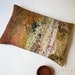 ON SALE // Linen Oblong Coushion. Insert Included .. S t r e w n   L e a v e s /  FRAGMENTS