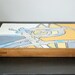 Bike Seattle -archival print of bicycle map painting with vintage map featuring Seattle Washington