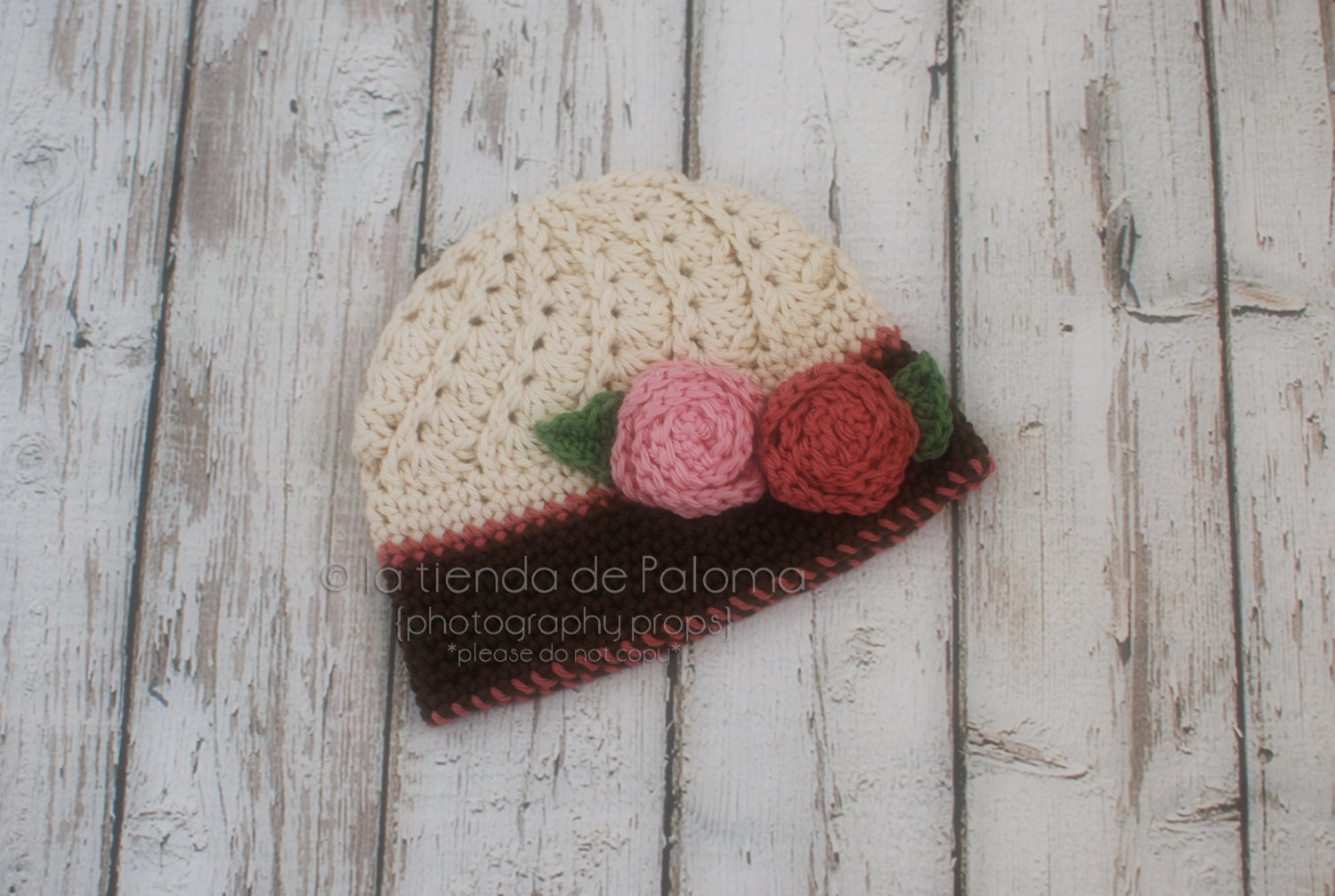 ON SALE - Crochet baby girl hat - Vintage inspired hat - Made to order
