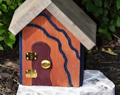 Fairy House with Opening Door- Garden Decor- Yard Art