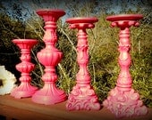 On sale....My Fabulous Wedding 4 Piece Candle Holder Set-11.5" down to 8"
