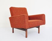 Milo Baughman for Thayer Coggin Danish Modern Walnut Lounge Chair