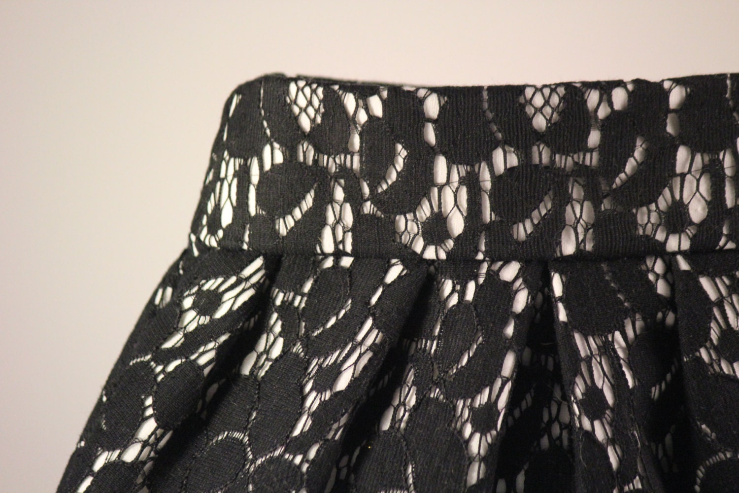 Black Lace Clutch
