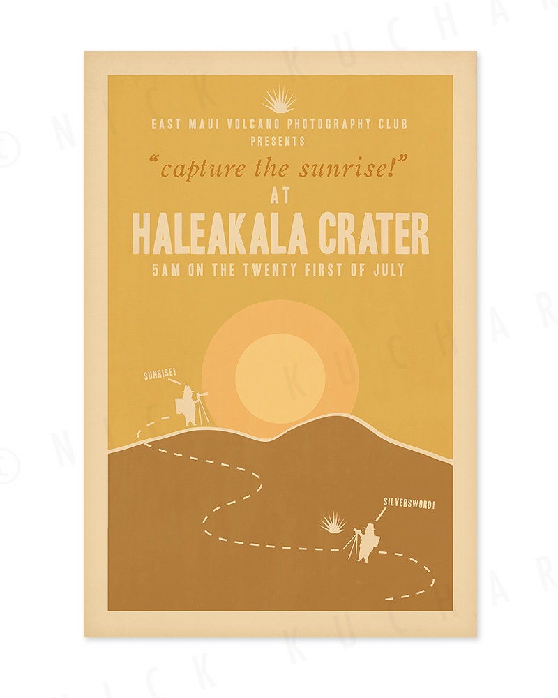 East Maui Love - 12x18 Retro Hawaii Travel Print Series