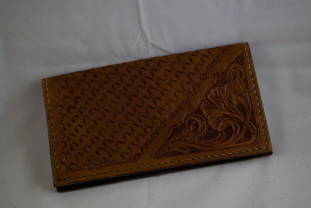 Custom Handcrafted Checkbook Cover