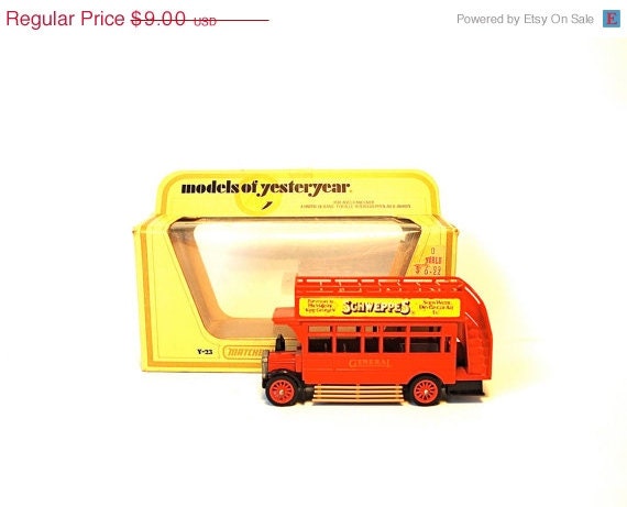 ON SALE Matchbox Models of Yesteryear Double Decker Bus Lesney 1978 Matchbox - WonderlandToys