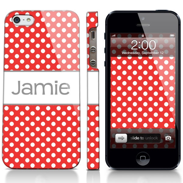 Custom Polka Dot Cell Phone Case iPhone/Samsung Options Available