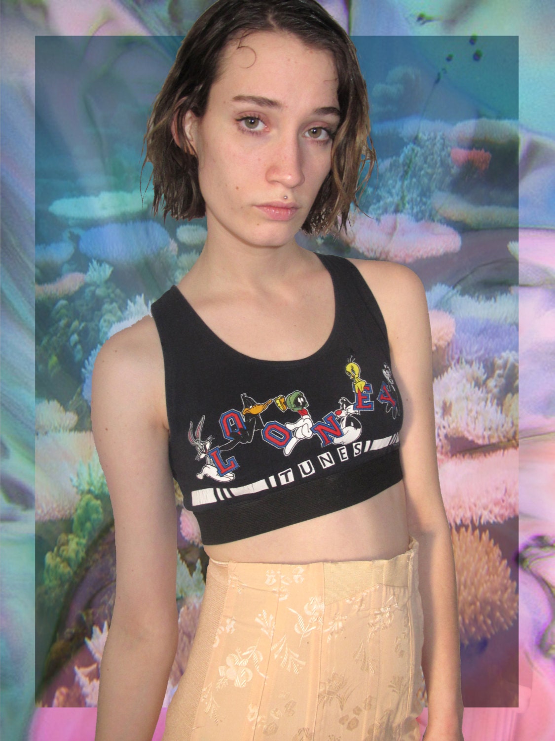 looney tunes sports bra S