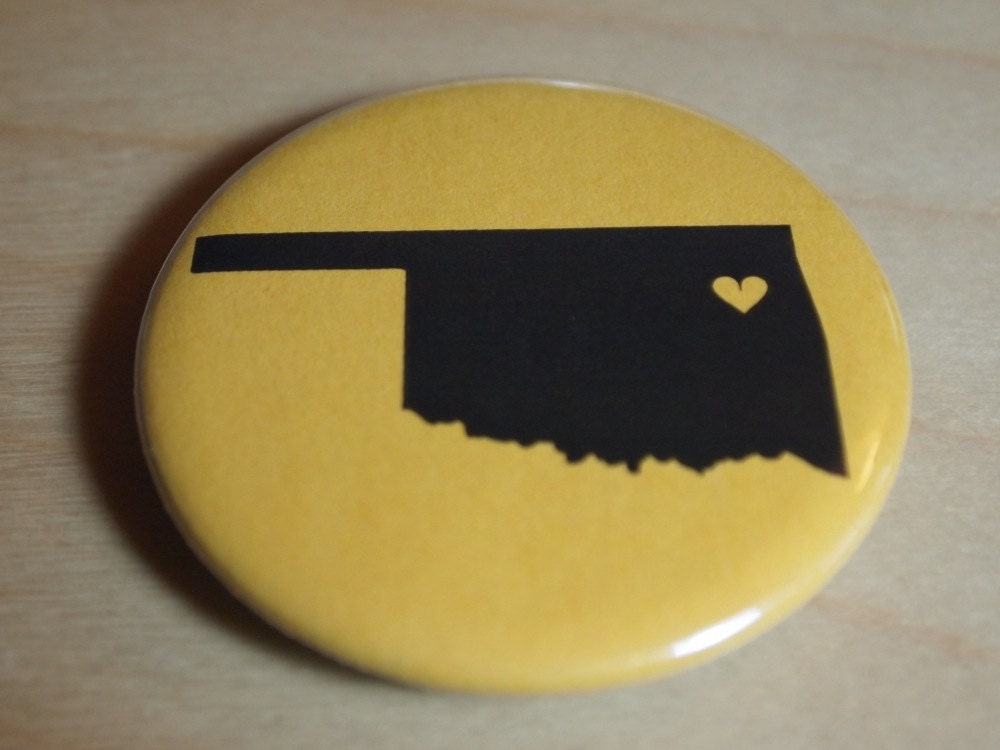 OKLAHOMA Button - pick your heart location Il_170x135