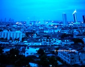 One Night In Bangkok 8"x12"  Fine Art Wall Decor Cityscape Photograph For Modern Cafe Bar Pub Hotel Restaurant Nursey Home Office
