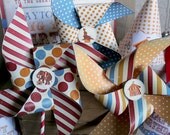 Vintage Circus Pinwheels - Kids Birthday Party - DIY PRINTABLE FILES by Sassaby Il_170x135