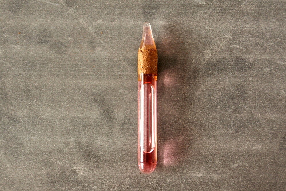 Vintage / Antique Glass Ampule, Sealed and Filled (N5) - Collectible, Photo Prop, Science Oddity, Altered Art Supply