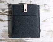 iPad Sleeve / iPad Case / iPad Cover - felt and leather