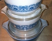 Blue Horizon Pyrex Vintage Pyrex instant small collection Fantastic condition 7pc set