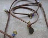 Seven SuedeTie On Bracelet