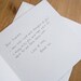 Just A Little Note - Typewriter Illustrated Note Card