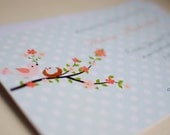 Little Bird Nest Themed Girl Baby Shower Printable Invitation Il_170x135