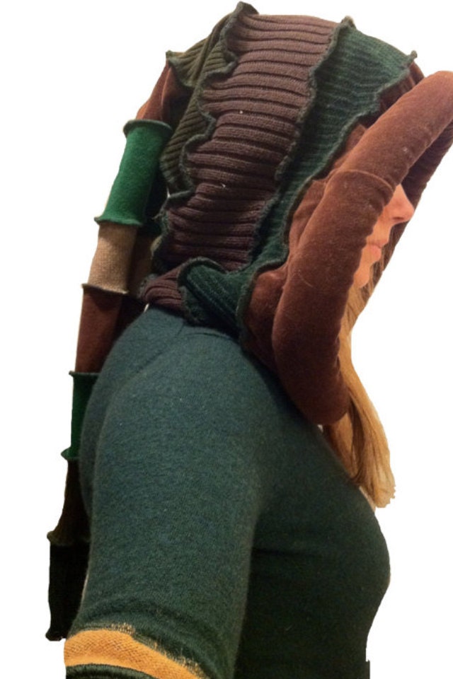 TUTORIAL elf hoodie upcycled sweater  by Hope Floats Upcycled