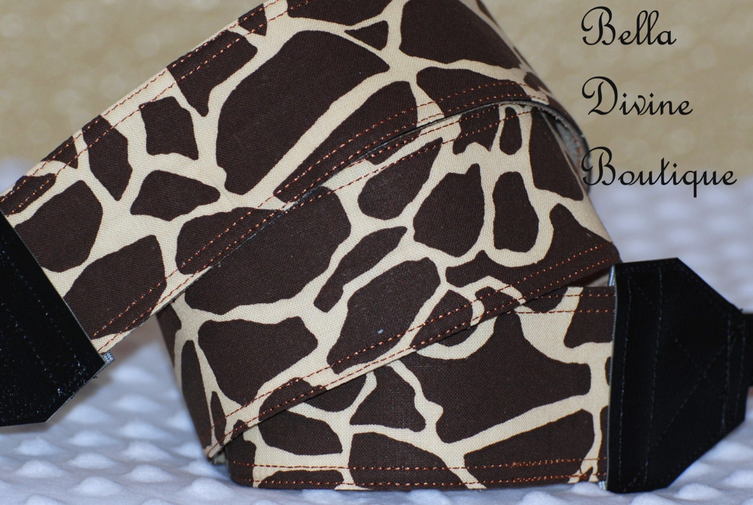 Ready to ship Custom personalized camera strap D/SLR Cannon Nikon animal print