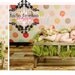 SALE 2fer set of 2- 4'x4' PACKAGE DEAL Vinyl Backdrops Jessa Wood Floor and Vintage Dots