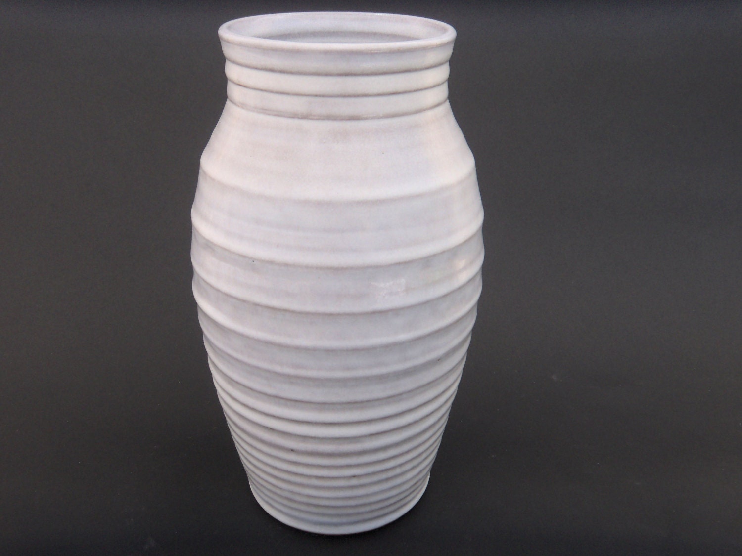 White Earthenware Vase